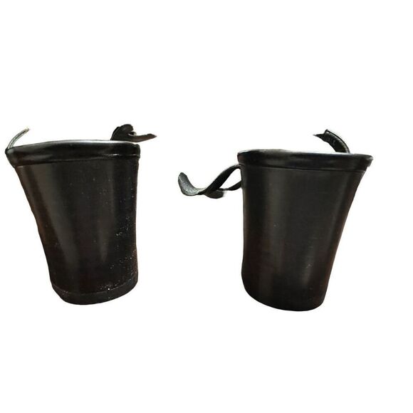 GUCCI Black Leather Slingback T Strap Sandals Size 71/2 - Picture 7 of 9